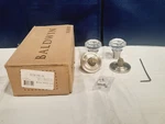 Baldwin FDCRYTRR150 Bwr Full Dummy Crystal Knob 150150 Traditional Round. Fixed Price $53.00.