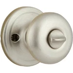(4)-KWIKSET Signature Series Satin Nickel Bed & Bath Door Knob 730J 15 Cp. Fixed Price $119.76.
