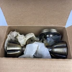 Vintage Weslock Passage #600 Ab Door Knob Set. Antique Brass Finish. Nos. Fixed Price $32.00.
