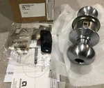 Schlage Storeroom Plymouth Door Knob, Less Cylinder, Satin Chrome, A80L-PLY-626. Fixed Price $149.95.