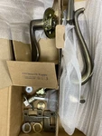 Schlage FE285 Camelot Handleset For Deadbolts W/ Accent Rh Lever - Antique Brass. Fixed Price $118.99.