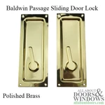 Baldwin Sliding Door Lock Passage Pocket Brass. Fixed Price $199.00.