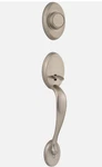 Kwikset 802CE-LIP Chelsea Dummy Door Exterior Handleset Nickel. Fixed Price $118.75.