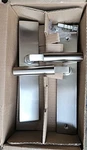 Emtek 15B4HECRHUS15 Multi Point C5 Non-keyed Fixed Handle Stainless Steel. Fixed Price $60.00.