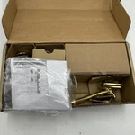 Schlage F62CAM505ACC605RH Camelot Handleset Keyed Sides Lever Bright Brass. Fixed Price $102.12.