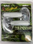 Gainsborough Hall & Closet White Porcelain Shiny Steel Door Leverset 84783. Fixed Price $109.98.