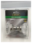 Defiant Satin Nickel Fluted Glass Door Knob Hall & Closet 393 098 New. Fixed Price $15.00.