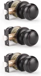 3 Pack Interior Passage Door Knobs Oil Rubbed Bronze Stainless Steel. Fixed Price $48.50.