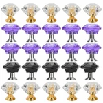 25X Diamond Crystal Dresser Knobs Drawer Pull Handle Cabinet Door Lots Color. Fixed Price $13.74.