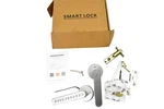 Heixos S01 Smart Door Knob Z01-SILVER Wifi Tuya Keypad Lever Handle Lock. Fixed Price $28.99.
