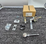 (qty 2) Kwikset 92001-548 Ladera Reversible Passage Door Handl Lever In Chrome. Fixed Price $21.00.