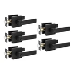 Knobwell 5 Pack Matte Black Privacy Door Lever. Fixed Price $104.99.