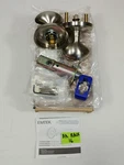 Emtek Egg Door Knob Passage W/ Regular Rose Pewter Finish 8100.E.US15A. Fixed Price $106.50.