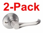 Sure-loc 2-PACK Helena Non-turning One-sided Dummy Door Lever With Round Rose. Fixed Price $19.44.