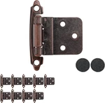 3/8 Inch Inset Cabinet Door Hinges Oil Rubbed Bronze, 20 Pack 10 Pairs Flush Fac. Fixed Price $26.99.