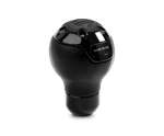 Momo Nero Shift Knob - Tall Black Leather With Chrome Insert. Fixed Price $125.95.