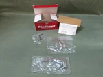 Of 3 Kwikset 91570-026 Montreal Square Half Dummy Lever Satin Nickel. Fixed Price $95.00.