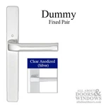 Hoppe Multipoint Lock Handleset London 113/ 2246 Aluminum Fixed Dummy Silver (f. Fixed Price $176.22.