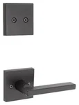 Kwikset 973HFLSQTV1 Halifax Lever Non-turning Dummy Interior Pack Black. Fixed Price $54.98.