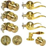 Choose Door Knob Lever Lock Handles Entry Passage Privacy Dummy Deadbolt Sb. Fixed Price $19.03.