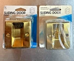 (lot Of 2) Slide-co 161495 Sliding Door Brass Lock And Pull Hardware. Fixed Price $24.95.