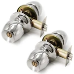 (2 Pack) Villar Home Designs Door Knob Versa Keyed. Fixed Price $37.99.