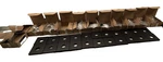 Lot Of 11 Pairs-baldwin R050 Hollywood Hills Passage Rosette 2.625" Satin Black. Fixed Price $166.32.