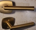 Emtek Stuttgart Rh Privacy Door Levers Only Urban Mod Rose Satin Brass No Pin. Fixed Price $24.99.