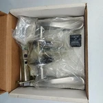 Emtek 5207 Passage Rosette Luzern Lever Left Hand Satin Nickle Solid Brass. Fixed Price $119.99.