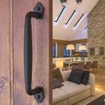 Vivalight 10 Diamond Tapered Barn Door Handle - Black Inch,. Fixed Price $32.77.