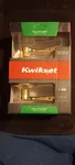 Kwikset Polished Gold Steel Hall & Closet Door Lever Easy Install. Fixed Price $16.00.