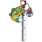 Lucky Line Fishing Pole Design Decorative House Key, KW11 B117K Pack Of 5. Fixed Price $24.76.
