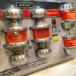 Defiant Hartford Entry Knob & Deadbolt Keyed Alike Satin Nickel Nib New 4 Pack. Fixed Price $34.99.