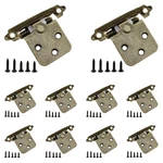 10 Pack Overlay Cabinet Door Hinges, Ttzeze Heavy Duty Surface Mount Closet D.... Fixed Price $24.78.