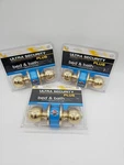 Ultra Security Plus Bed Bath Door Knob Polished Brass Pack 43472. Fixed Price $75.95.
