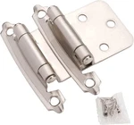 Decobasics Hinges Brushed Nickel For Kitchen Cabinets Doors (25 Pair -50. Fixed Price $20.99.