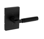 Kwikset Prava Matte Black Half-dummy Reversible Door Handle. Fixed Price $12.99.
