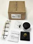 Baldwin Reserve 9BR3503-025 HD.ROU.TSR.190 Round Knob Half Dummy, Satine Black. Fixed Price $34.99.