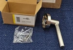 (qty 2) Miseno 8940367 HLK2105U15 Round Rod Lever Dummy Door Lock Satin Nickel. Fixed Price $22.98.
