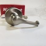 Kwikset Dorian Satin Nickel Passage Hall/closet Non Locking Door Lever Handle. Fixed Price $22.99.