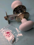 Vintage Gainsborough Whitehall Australia Porcelain Door Knob Assembly #2. Fixed Price $69.99.