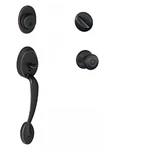 Schlage F60PLY716GEO Plymouth Active Door Handleset With Georgian Interior,. Fixed Price $239.98.