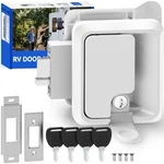 Single Deadbolt Rv Lock - White 100% Metal Keyed Entry Door Replacement .... Fixed Price $55.44.