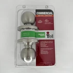 Tell Manufacturing Passage Door Knob Set CL500002 Heavy Duty Stainless Steel New. Fixed Price $22.49.