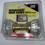 Mag Security Replacement Glass Door Knobs 8866-G New In Package *read. Fixed Price $13.00.