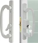 Offset Position Sliding Patio Door Handleset With Keyed, 3-15/16. Fixed Price $75.90.