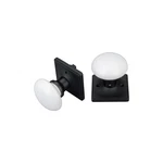 Ncl White Door Knobs, Interior, Porcelain Square Levers, Priva.... Fixed Price $50.66.