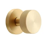Knurled Brass Privacy Door Knob Solid Industrial Style Handle With Br.... Fixed Price $88.21.