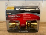 Master Lock TUO0103 Entry Bright Brass Tulip. Fixed Price $19.99.