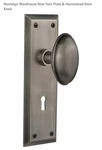 Nostalgic Warehouse New York Homestead Mortise Door Knob Pewter 704942 Parts. Fixed Price $79.99.